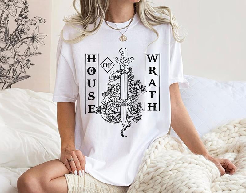 House Wrath KOTW Kerri Maniscalco Kingdom Wicked - Adult & Kids T-Shirts, Sweatshirts & Hoodies apparel design preview 1