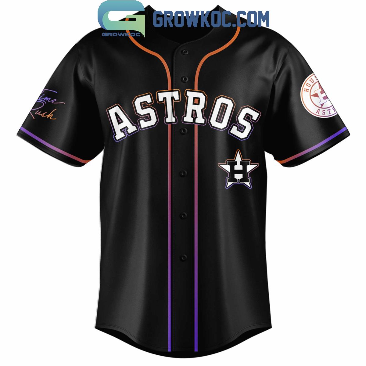 Houston Astros x Big Time Rush Tour 2025 Baseball Jersey baseball jersey product view 2