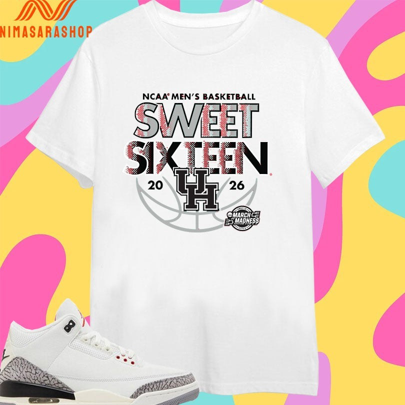 Houston Cougars Ncaa Men's Basketball Sweet Sixteen - Adult & Kids T-Shirts, Sweatshirts & Hoodies apparel design preview 1