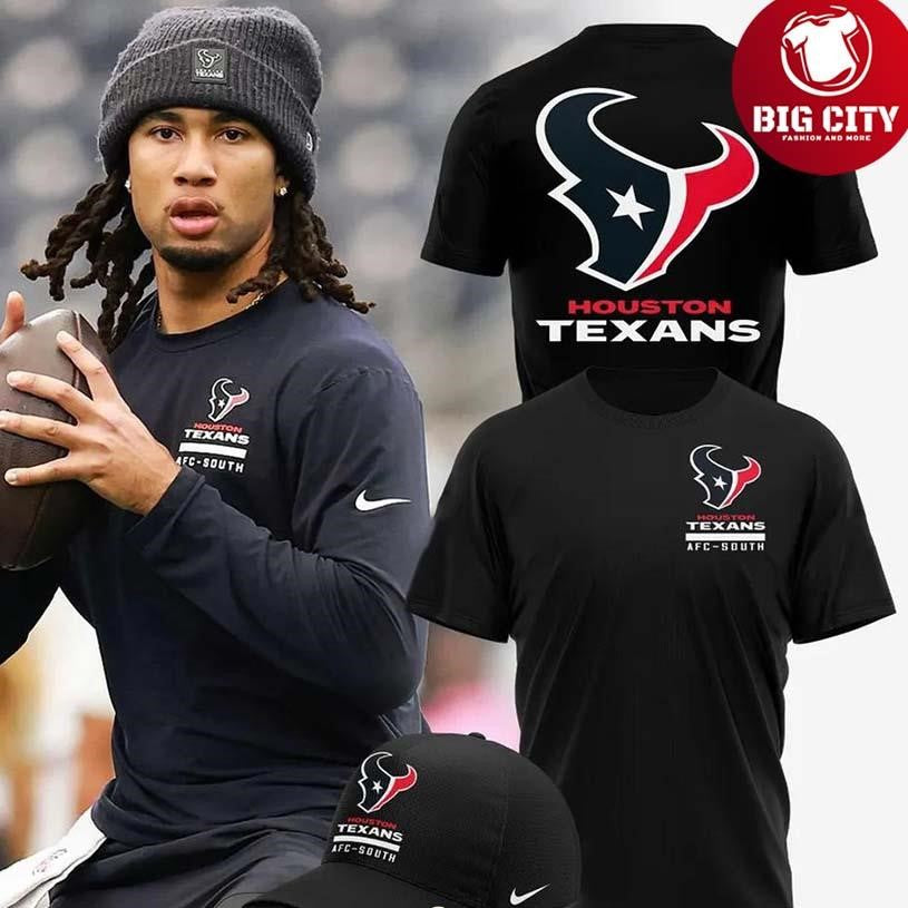 Houston Texans AFC-SOUTH 2025-2026 Edition Two Sided Shirt Unisex T-shirt, Sweatshirt, Hoodie, Long Sleeve Tee - T-Shirt, Sweatshirt, Hoodie