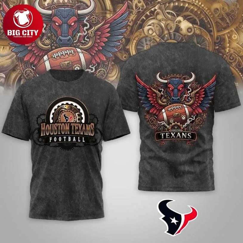 Houston Texans x Steampunk Edition Two Sided Shirt Unisex T-shirt, Sweatshirt, Hoodie, Long Sleeve Tee - T-Shirt, Sweatshirt, Hoodie