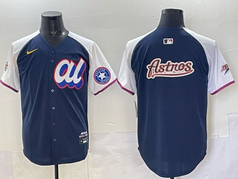 Houston Astros Astros 25 All-Star Style 3 Baseball Jersey baseball jersey product view 1