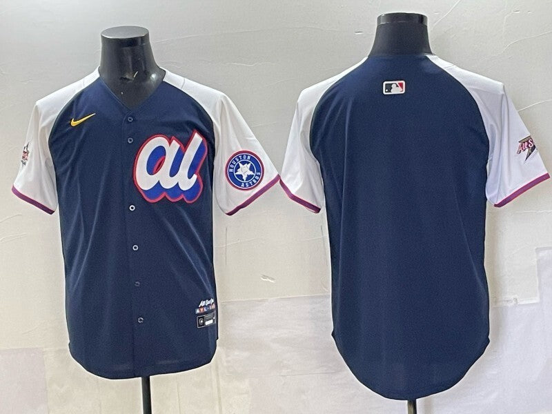 Houston Astros Astros 25 All-Star Style 6 Baseball Jersey baseball jersey product view 1