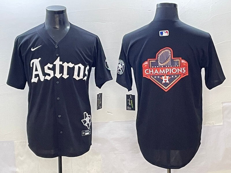 Houston Astros Astros 5 Collaboration Style 3 Baseball Jersey baseball jersey product view 1