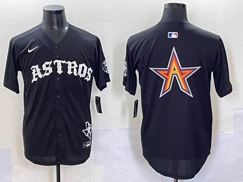 Houston Astros Astros 7 Collaboration Style 6 Baseball Jersey baseball jersey product view 1