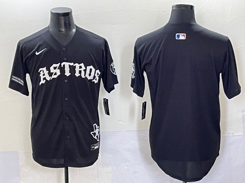 Houston Astros Astros 7 Collaboration Style 9 Baseball Jersey baseball jersey product view 1