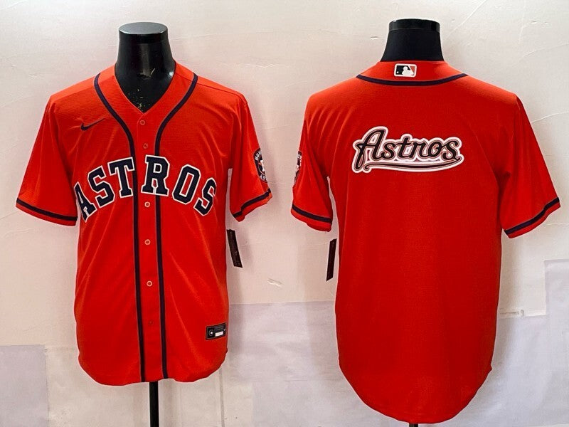 Houston Astros Astros Adult Style 3 Baseball Jersey baseball jersey product view 1