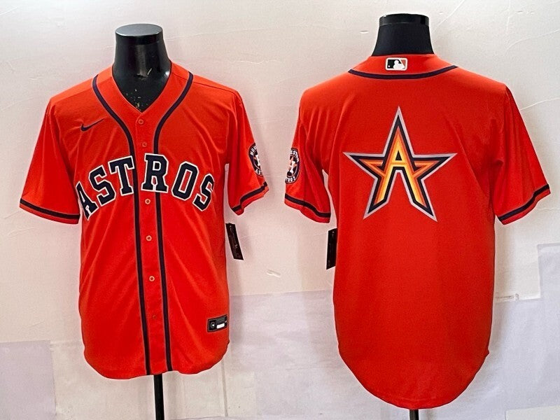 Houston Astros Astros Adult Style 5 Baseball Jersey baseball jersey product view 1