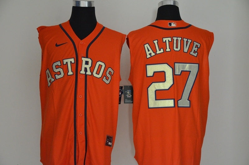 Houston Astros #27 Jose Altuve Style 2 Baseball Jersey baseball jersey product view 1