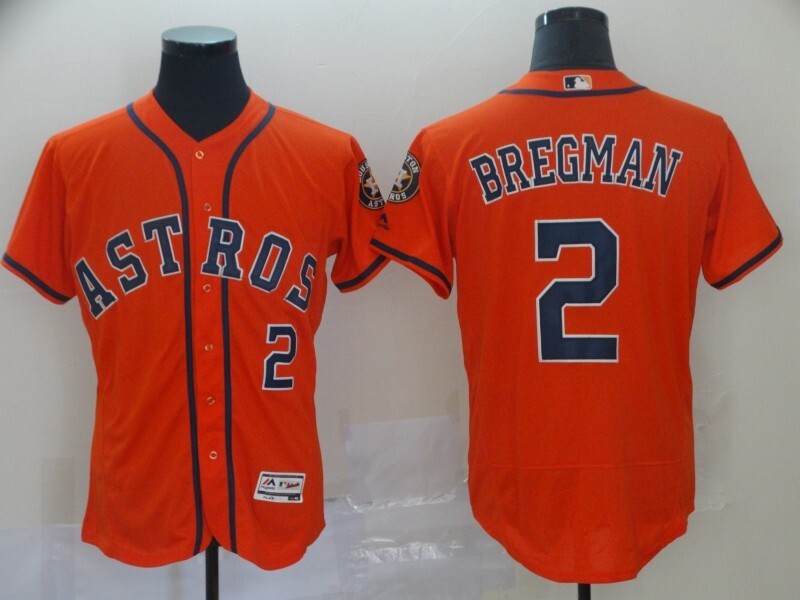 Houston Astros #2 Alex Bregman Style 1 Baseball Jersey baseball jersey product view 1