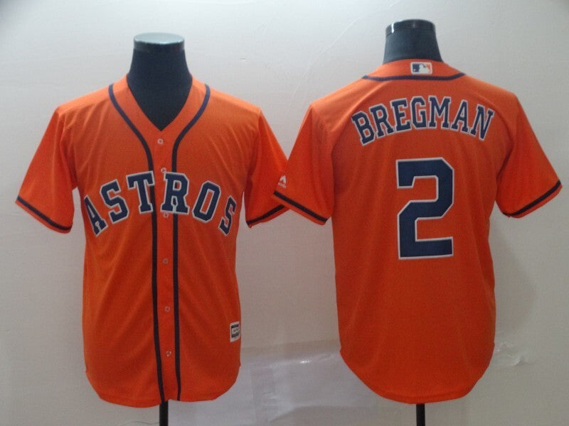 Houston Astros #2 Alex Bregman Style 4 Baseball Jersey baseball jersey product view 1