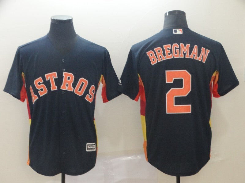 Houston Astros #2 Alex Bregman Style 6 Baseball Jersey baseball jersey product view 1