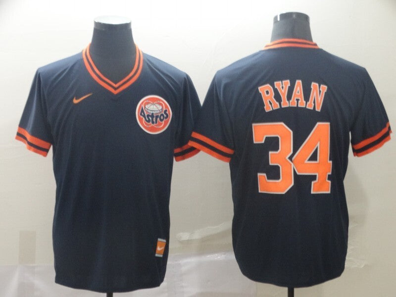 Houston Astros #34 Nolan Ryan Baseball Jersey baseball jersey product view 1