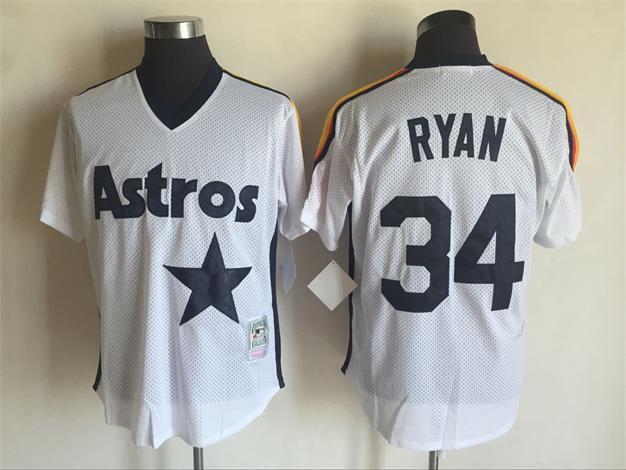 Houston Astros #34 Nolan Ryan Style 5_1 Baseball Jersey baseball jersey product view 1