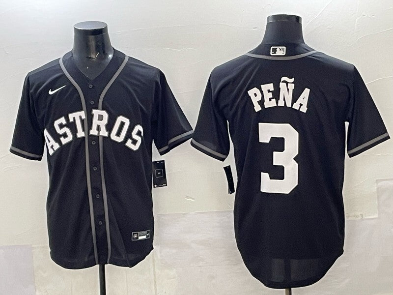 Houston Astros #3 Jeremy Pena Astros Special Edition Baseball Jersey baseball jersey product view 1