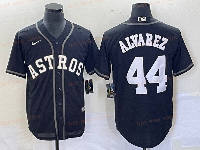 Houston Astros #44 Yordan Alvarez Baseball Jersey baseball jersey product view 1