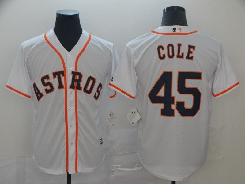 Houston Astros #45 Gerrit Cole Style 2 Baseball Jersey baseball jersey product view 1