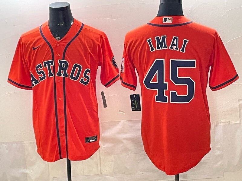 Houston Astros #45 Tatsuya Imai Astros Adult Style 2 Baseball Jersey baseball jersey product view 1
