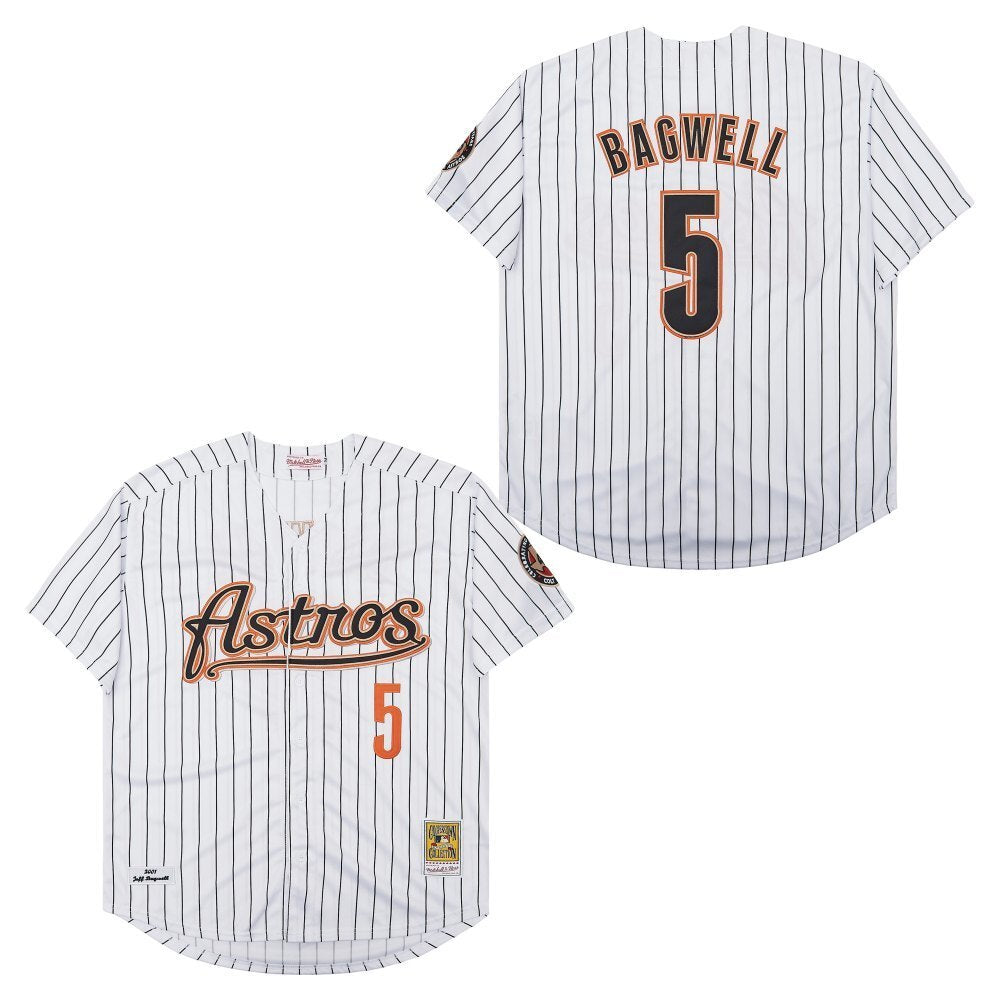 Houston Astros #5 Jeff Bagwell Style 1_1 Baseball Jersey baseball jersey product view 1