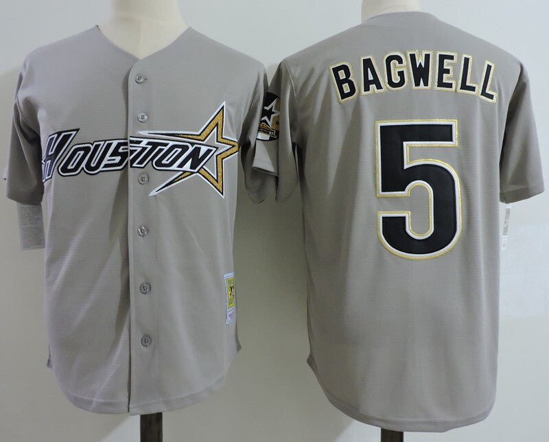Houston Astros #5 Jeff Bagwell Style 6_1 Baseball Jersey baseball jersey product view 1