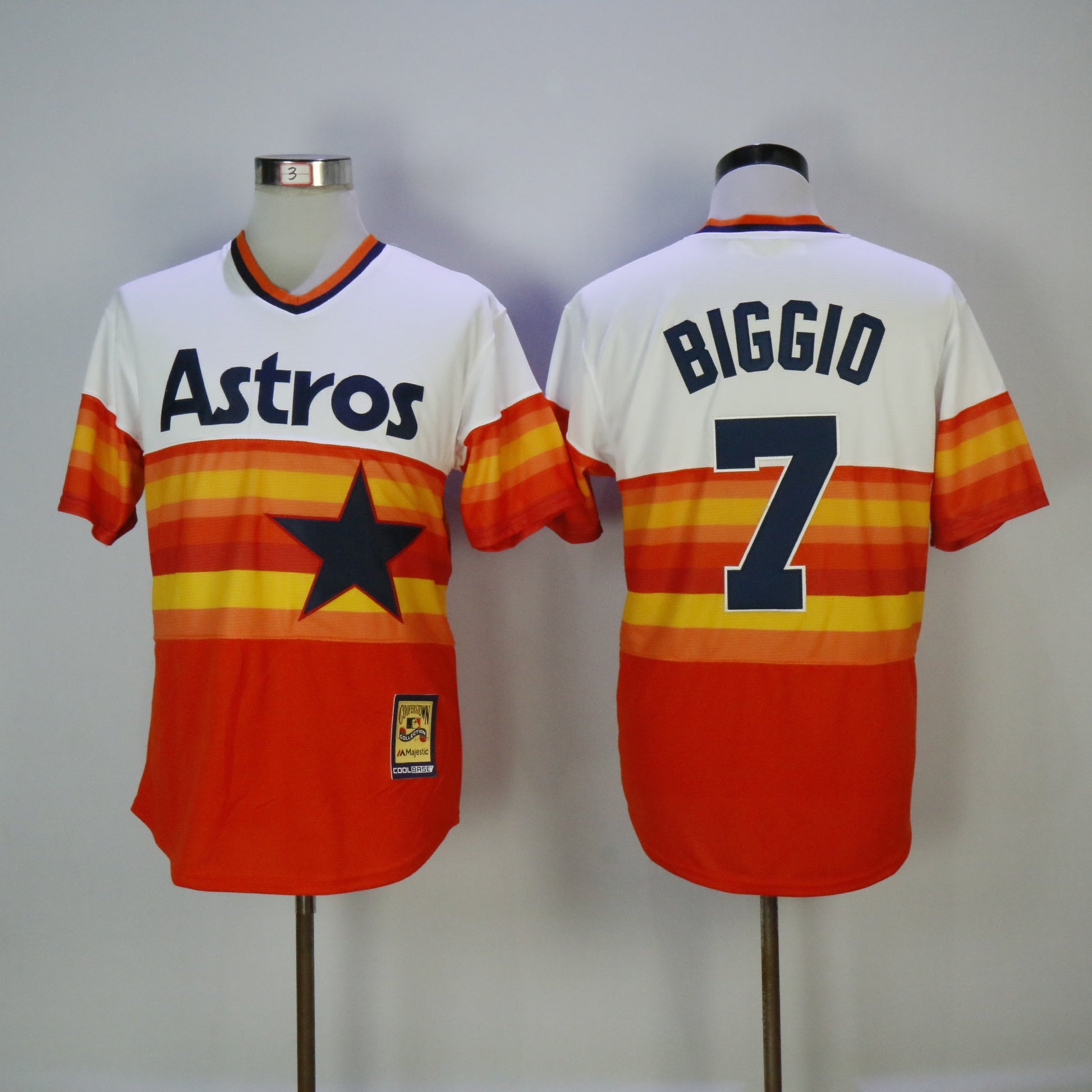 Houston Astros #7 Craig Biggio Astros 7 Retro Baseball Jersey baseball jersey product view 1