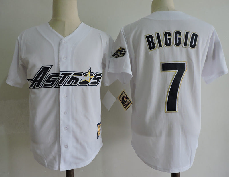 Houston Astros #7 Craig Biggio Style 3_1 Baseball Jersey baseball jersey product view 1