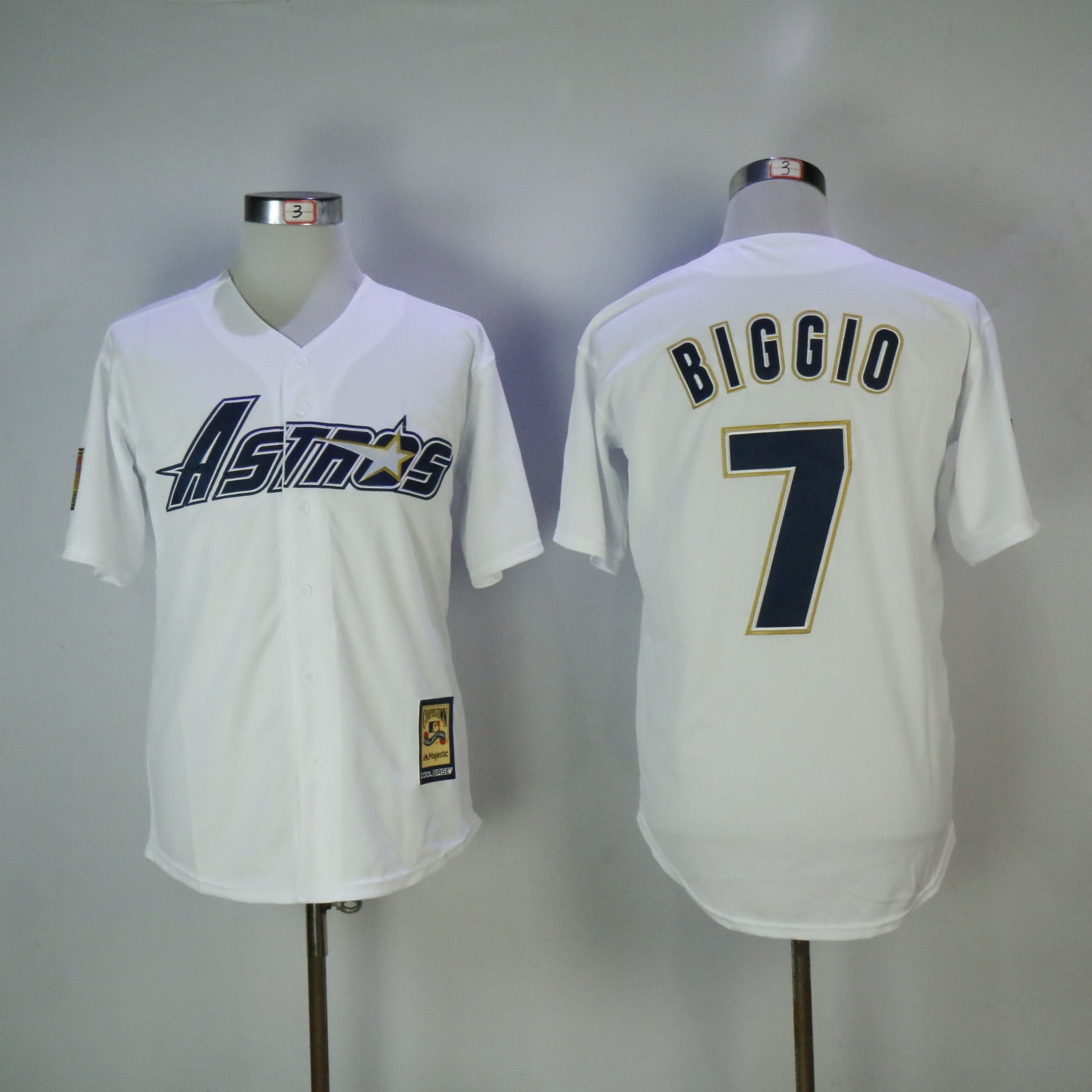 Houston Astros #7 Craig Biggio Style 7 Baseball Jersey baseball jersey product view 1