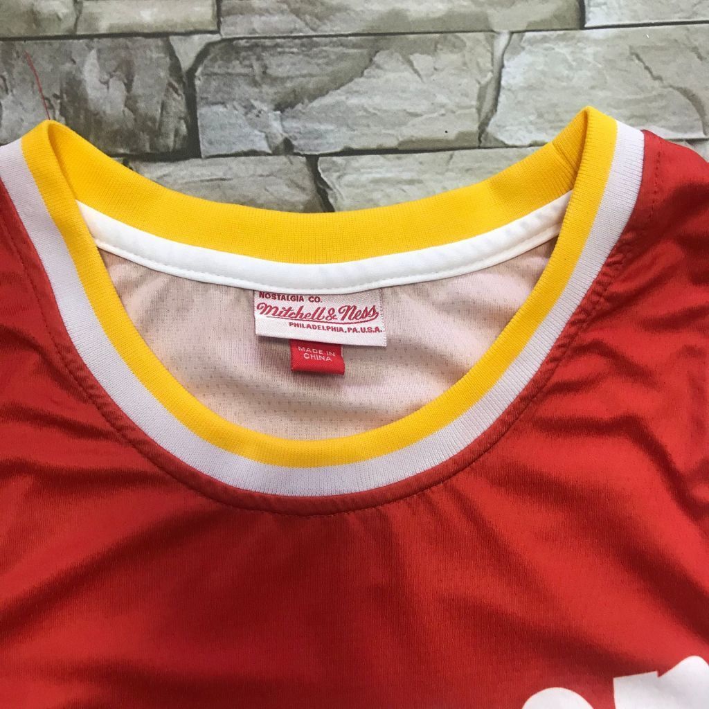 Houston Rockets Rockets mitchell&ness Collaboration Jersey Style 5 Basketball Jersey basketball jersey product view 1