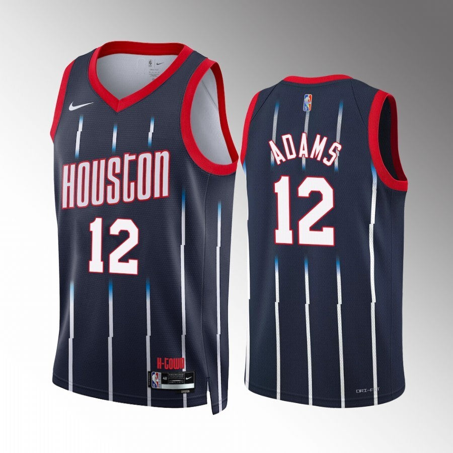Houston Rockets #12 Steven Adams 2023-24 City Edition Jersey Basketball Jersey basketball jersey product view 1