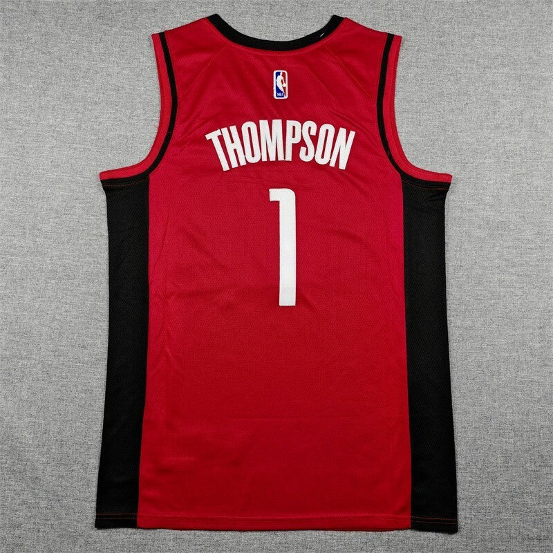 Houston Rockets #1 Amen Thompson Rockets 1 Red Style 1 Basketball Jersey basketball jersey product view 1