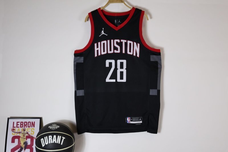 Houston Rockets #28 Alperen Sengun 24 Rockets Black Style 2 Basketball Jersey basketball jersey product view 1