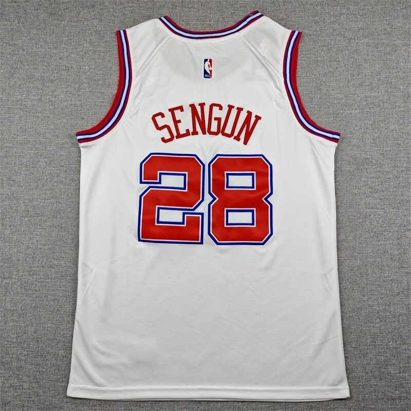 Houston Rockets #28 Alperen Sengun 26 Rockets 28 White City Edition Style 1 Basketball Jersey basketball jersey product view 1