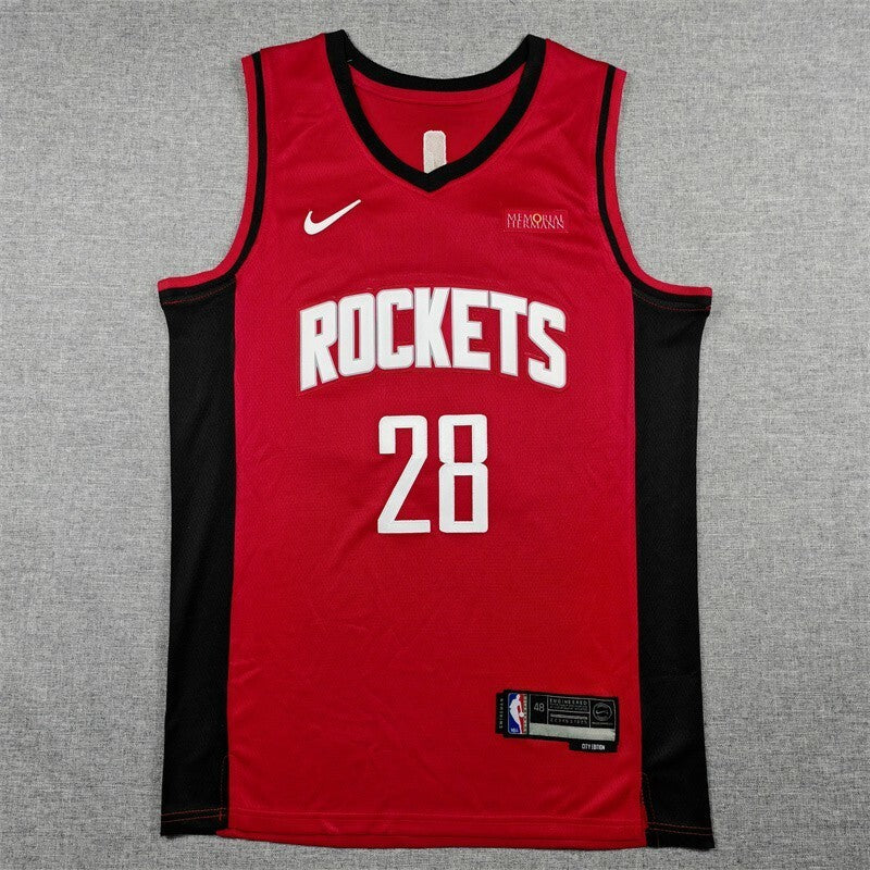 Houston Rockets #28 Alperen Sengun Rockets 28 Red Style 4 Basketball Jersey basketball jersey product view 1