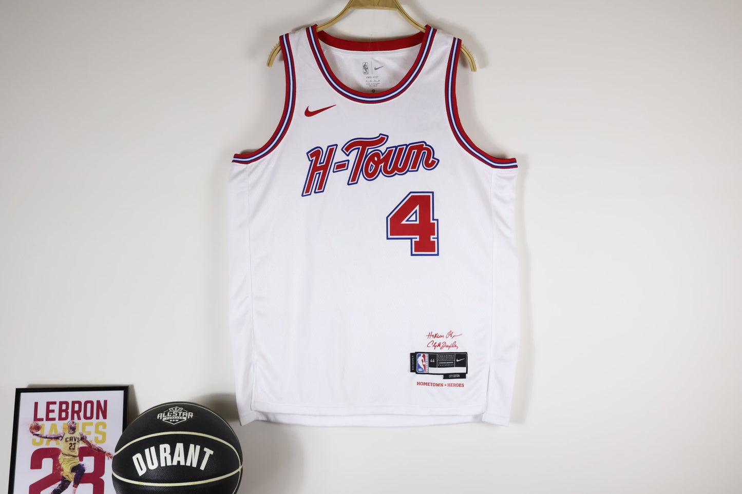 Houston Rockets #4 Jalen Green 2324 city jersey white Style 2 Basketball Jersey basketball jersey product view 1