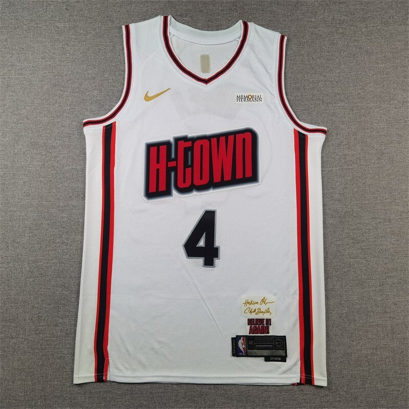 Houston Rockets #4 Jalen Green Rockets 4s-xxl Style 6 Basketball Jersey basketball jersey product view 1