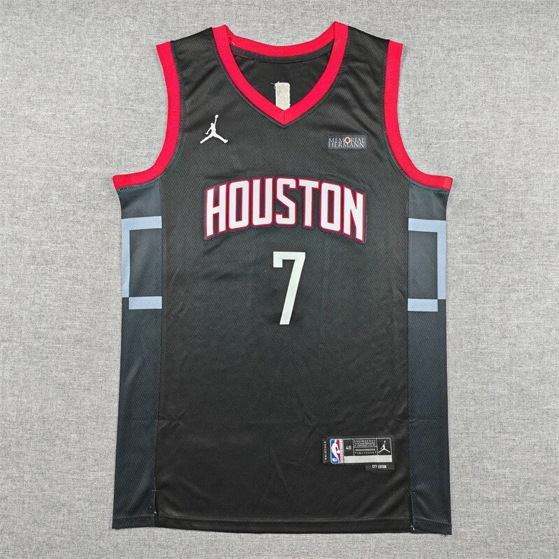 Houston Rockets #7 Kevin Durant Rockets 7 Black s-xxl Style 2 Basketball Jersey basketball jersey product view 1