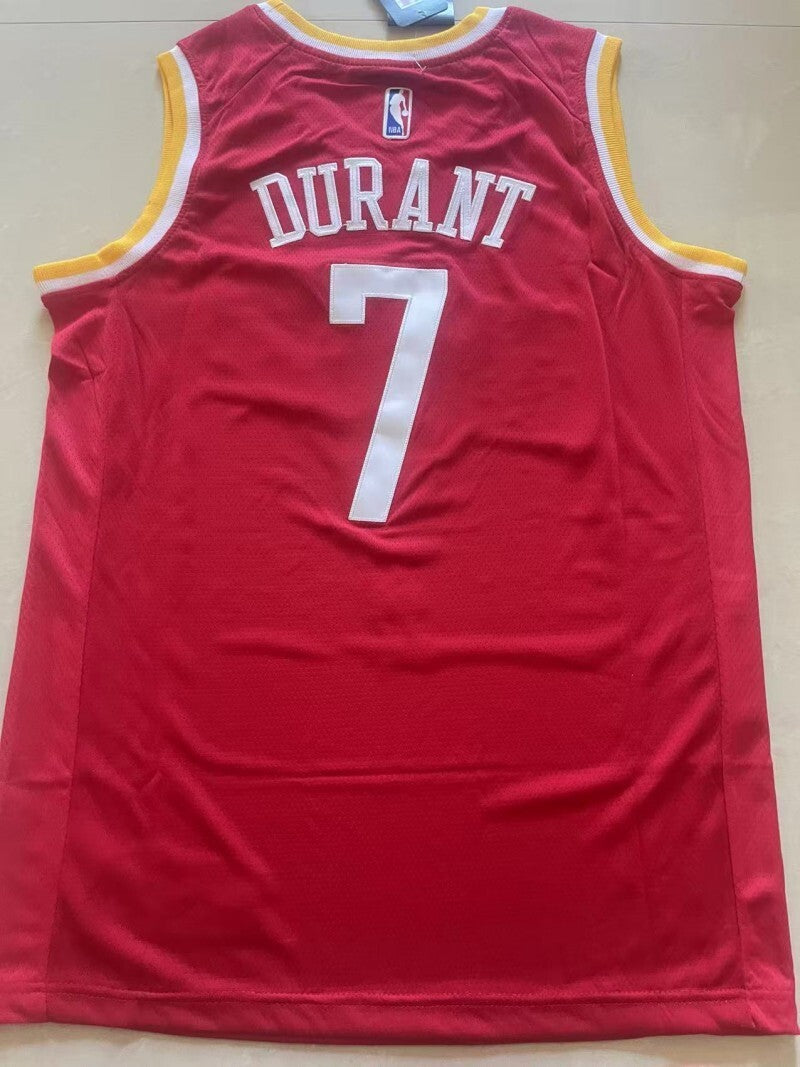 Houston Rockets #7 Kevin Durant Rockets Team 7 # Red Style 1 Basketball Jersey basketball jersey product view 1