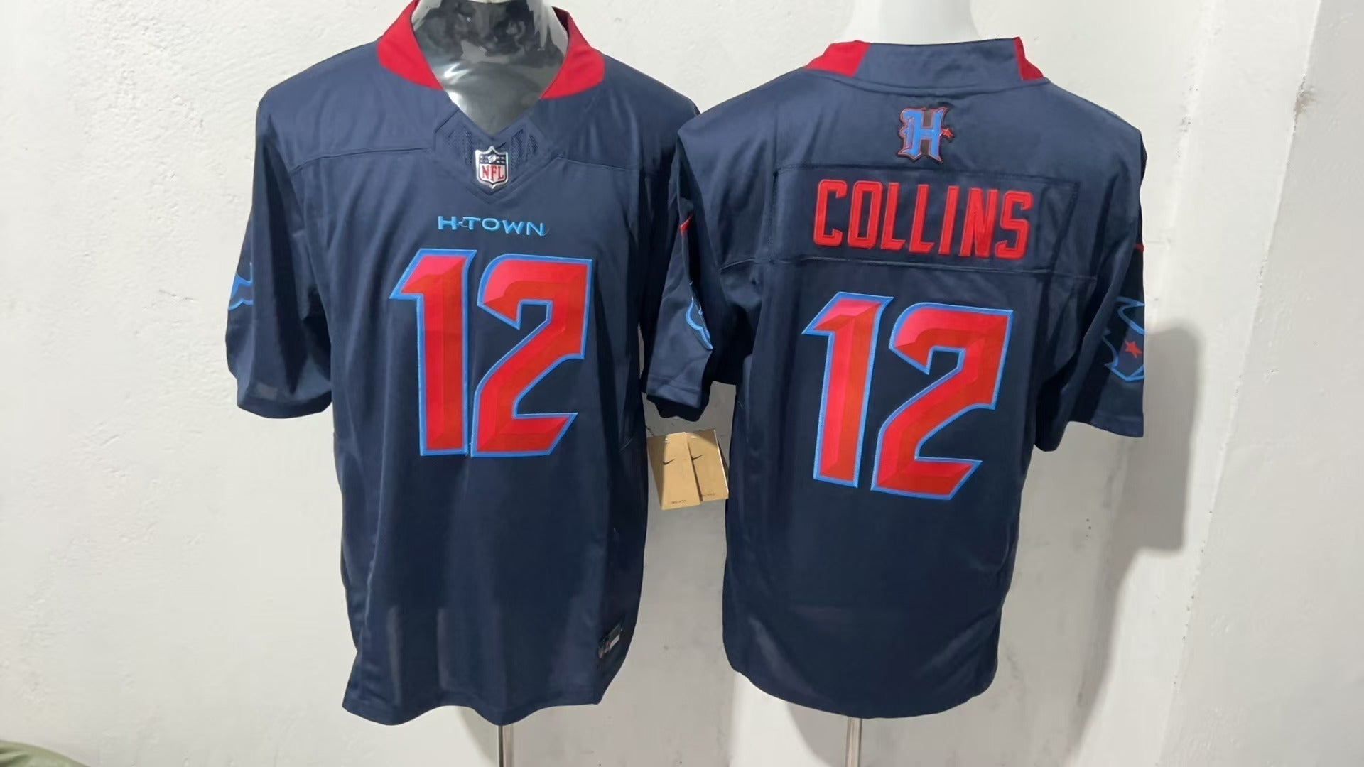 Houston Texans #12 Nico Collins Style 2 Football Jersey football jersey product view 1