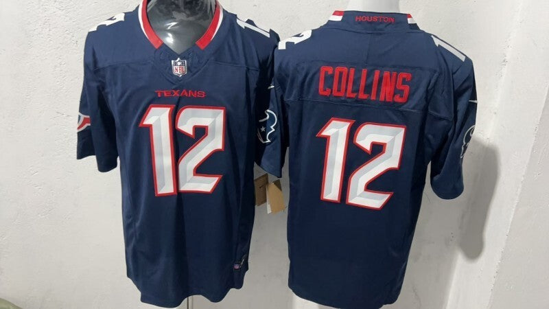 Houston Texans #12 Nico Collins Style 3 Football Jersey football jersey product view 1