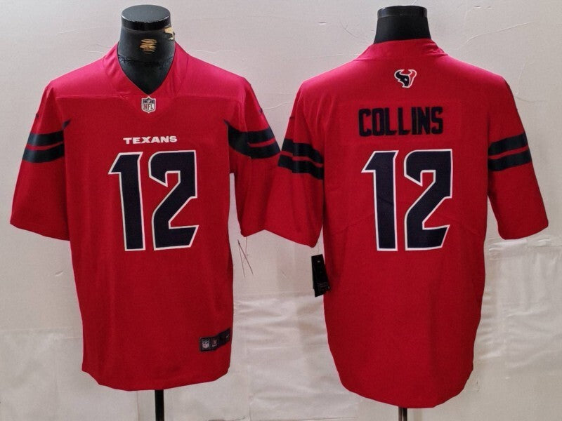 Houston Texans #12 Nico Collins V2 Style 2 Football Jersey football jersey product view 1