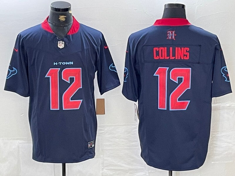 Houston Texans #12 Nico Collins V3 Style 1 Football Jersey football jersey product view 1