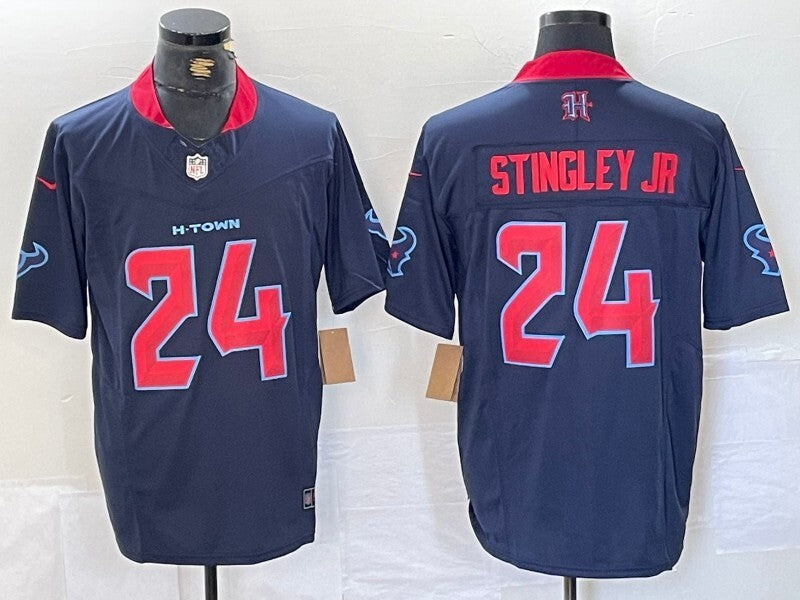 Houston Texans #24 Derek Stingley Jr. V3 Style 3 Football Jersey football jersey product view 1