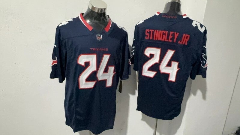 Houston Texans #24 Derek Stingley Jr Style 4 Football Jersey football jersey product view 1