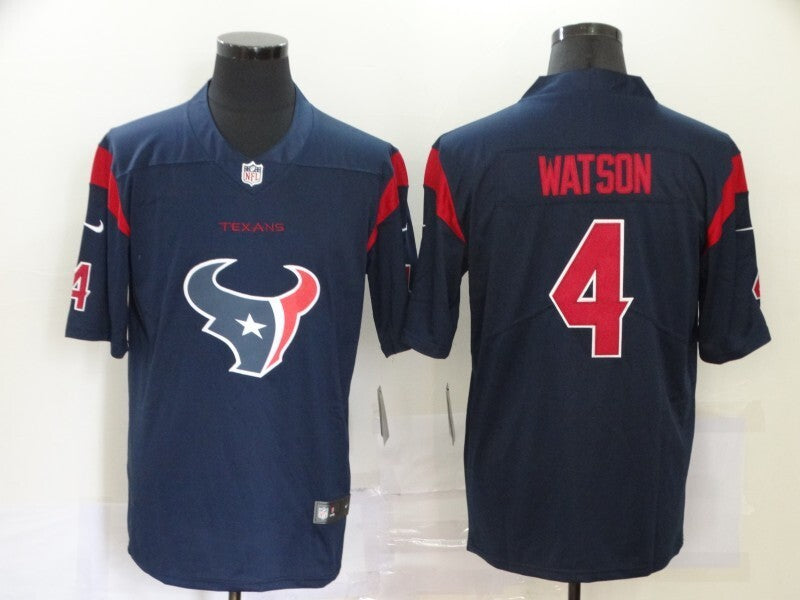 Houston Texans #4 Deshaun Watson Big Logo Fashion 125 Football Jersey football jersey product view 1