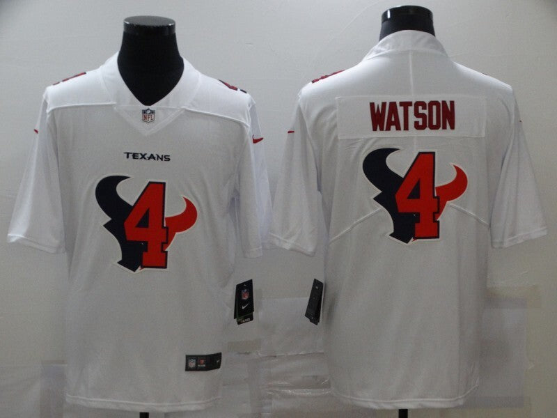 Houston Texans #4 Deshaun Watson White Shadow 403 Football Jersey football jersey product view 1