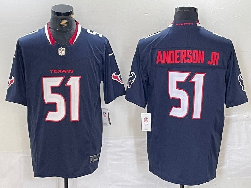 Houston Texans #51 Will Anderson Jr. V3 Style 3 Football Jersey football jersey product view 1