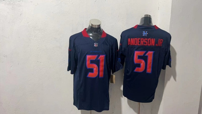 Houston Texans #51 Will Anderson Jr Style 2 Football Jersey football jersey product view 1