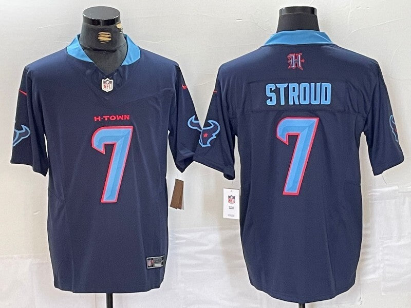 Houston Texans #7 C.J. Stroud Edition Retro Adult Style 1 Football Jersey football jersey product view 1