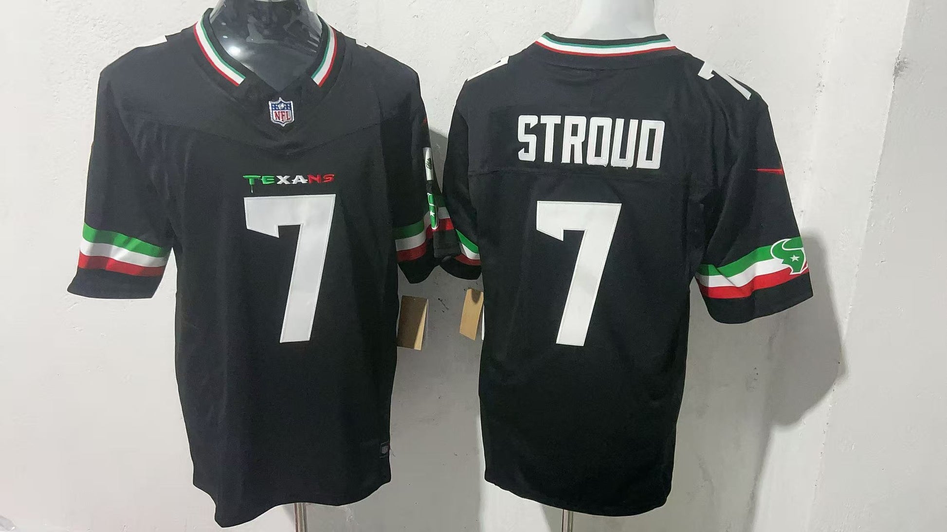 Houston Texans #7 C.J. Stroud Style 10 Football Jersey football jersey product view 1