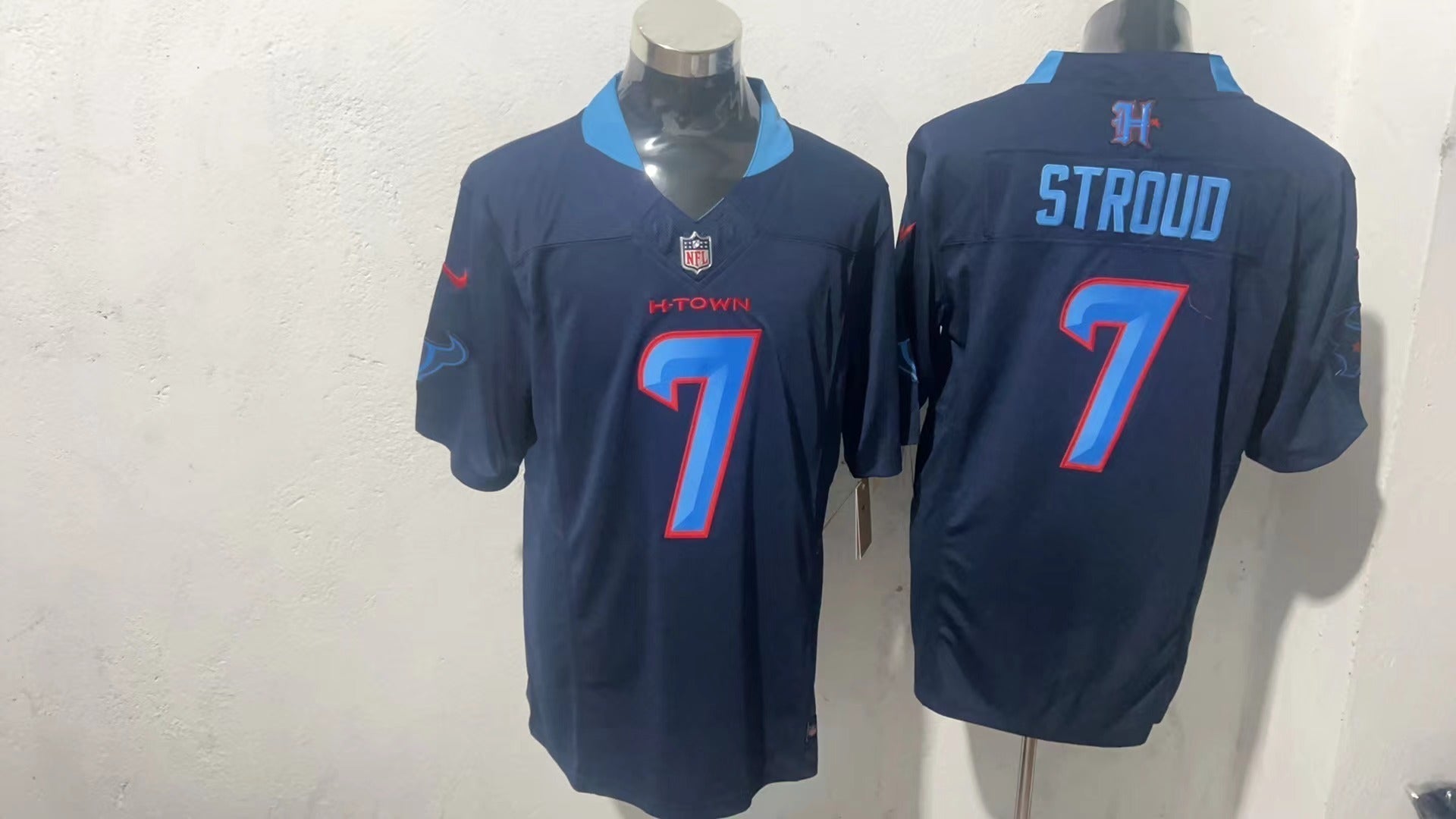 Houston Texans #7 C.J. Stroud Style 8 Football Jersey football jersey product view 1